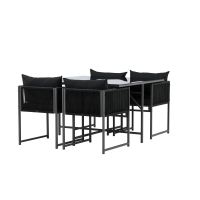 Svea Isabella eettafelset - zwart