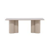 Rova rechthoekige salontafel - 60 x 120 cm - beige