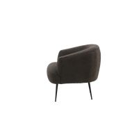 Vona fauteuil - boucle - donkergrijs