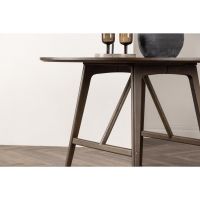 Isabella ronde eettafel - ø100 cm - donkerbruin