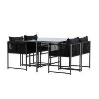 Svea Isabella eettafelset - zwart