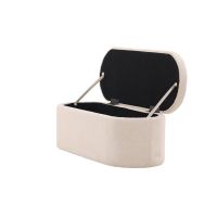 Svea Ziva poef - 130 cm - off white