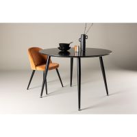 Svea Zuko ronde eettafel - ø115 cm - zwart