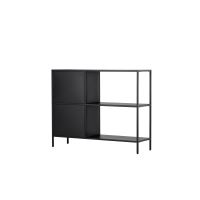 Svea Camilla wandkast - 100 x 75 cm - zwart