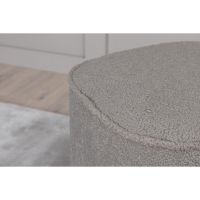 Svea Arlo poef - teddy - grijs