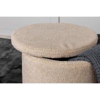 Svea Blaze poef - teddy - beige