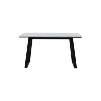 Svea Ravo rechthoekige eettafel - 140 x 90 cm - marmer - wit