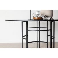 Milo ronde eettafel - ø140 cm - zwart