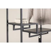 Svea Ilaria kledingrek - 85 x 188 cm - zwart