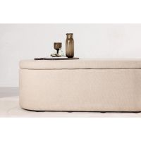 Svea Ziva poef - 130 cm - off white