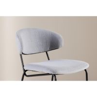 Svea Tiko eetkamerstoel - boucle - lichtblauw