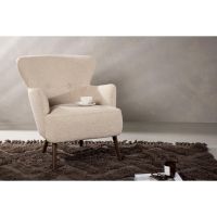 Svea Mino fauteuil - boucle - beige