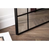 Svea Giada rechthoekige spiegel - 90 x 180 cm - zwart