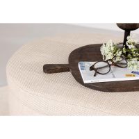 Svea Ziva poef - 130 cm - off white