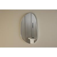 Svea Salvo organische spiegel - 40 x 65 cm - zilver