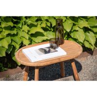 Svea Deniz ovale bijzettafel - 40 x 60 cm - naturel