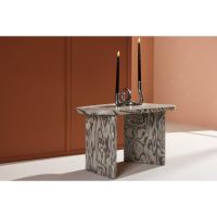 Svea Vincenzo organische salontafel - 45 x 70  cm - grijs