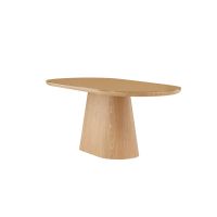 Violetta ovale eettafel - 90 x 200 cm - naturel