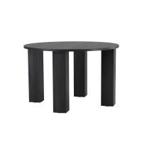 Noémie ronde eettafel - ø120 cm - zwart