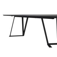 Svea Mako rechthoekige eettafel - 180 x 90 cm - zwart