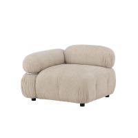 Svea Giuliana zitgedeelte met zijkant rechts - beige