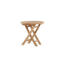 Svea Alina ronde bistrotafel - ø50 cm - teakhout - naturel