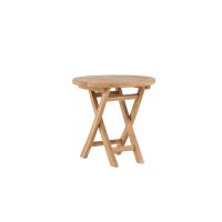 Svea Alina ronde bistrotafel - ø50 cm - teakhout - naturel