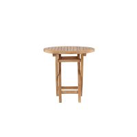 Svea Alina ronde bistrotafel - ø50 cm - teakhout - naturel