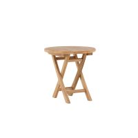 Svea Alina ronde bistrotafel - ø50 cm - teakhout - naturel