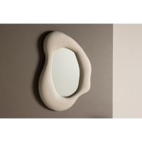 Luciana organische spiegel - 49 x 70 cm - velvet - beige