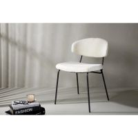 Svea Tiko eetkamerstoel - teddy - wit