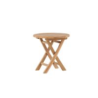 Svea Alina ronde bistrotafel - ø50 cm - teakhout - naturel