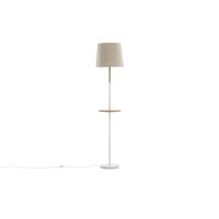 Svea Elara vloerlamp - hout - wit