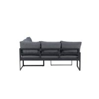 Svea Sasha hoekbankset - zwart