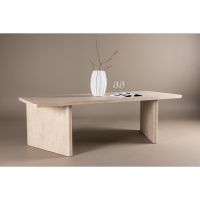 Svea Saverio rechthoekige eettafel - 100 x 240 cm - beige