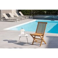 Svea Khalid inklapbare - tuinstoel - teakhout - naturel