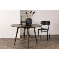 Isabella ronde eettafel - ø100 cm - donkerbruin