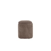 Svea Zara poef - rib - bruin