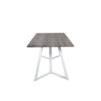 Svea Mako rechthoekige eettafel - 180 x 90 cm - donkerbruin/wit