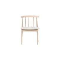 Ugo eetkamerstoel - rubberhout - whitewash