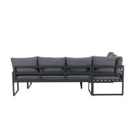 Svea Sasha hoekbankset - zwart