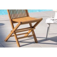 Svea Khalid inklapbare - tuinstoel - teakhout - naturel