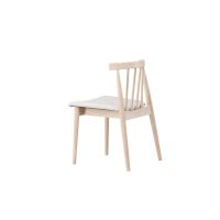 Ugo eetkamerstoel - rubberhout - whitewash