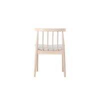 Ugo eetkamerstoel - rubberhout - whitewash