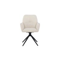 Svea Lucetta eetkamerstoel - boucle - wit