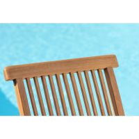 Svea Khalid inklapbare - tuinstoel - teakhout - naturel