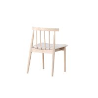 Ugo eetkamerstoel - rubberhout - whitewash