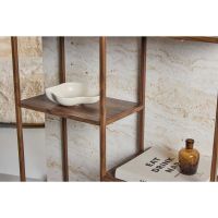 Priya wandrek - 81 x 80 cm - walnoot