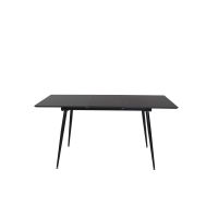 Svea Niva uitschuifbare eettafel - 120/160 x 80 cm - zwart