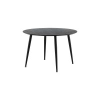 Svea Zuko ronde eettafel - ø115 cm - zwart